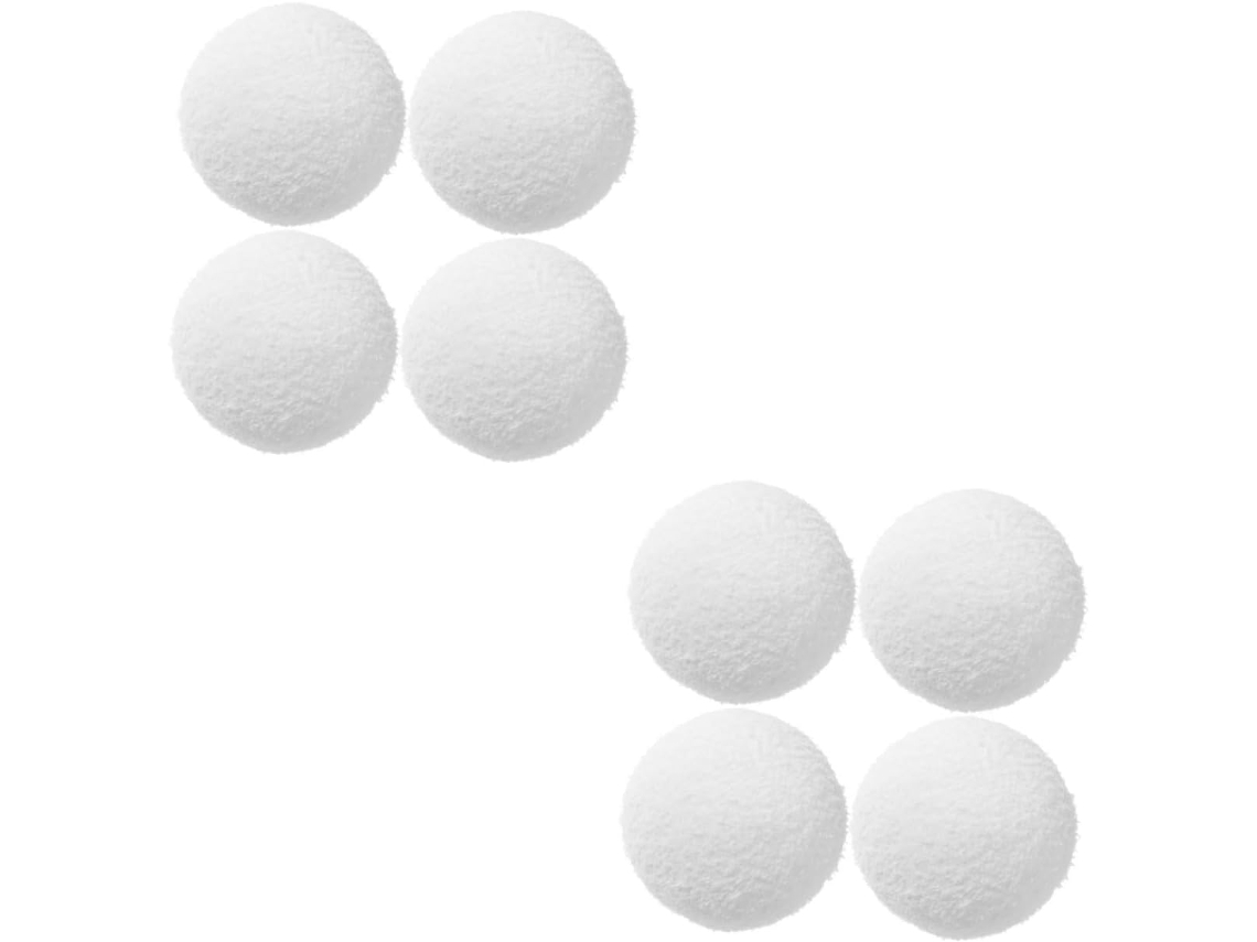 Inoomp Kit de 8 Bolas Filtrantes de Esponja Reutilizáveis para Piscinas, Laváveis, para Limpeza Eficaz da Água da CHABERLU