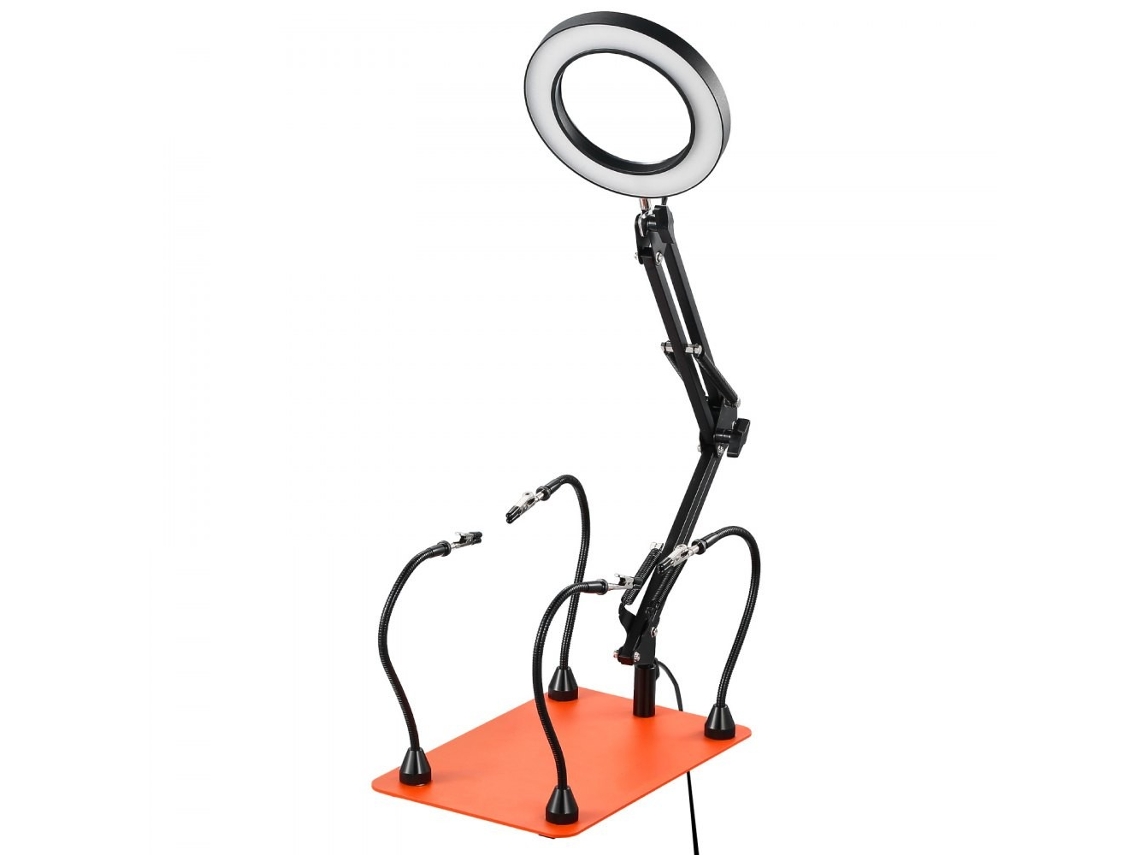 Lupa Led Com Braços Flexíveis Para Soldagem De Precisão Tekmaquinas