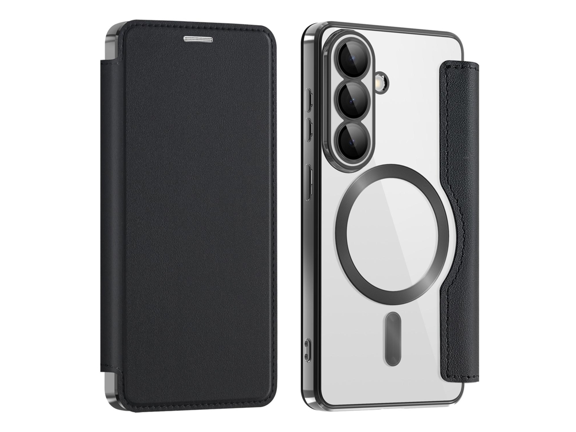 Capa Para Samsung Galaxy S26 ,capa Flip Em Couro Pu Com Compartimento Para Cartão,preto Gertiz