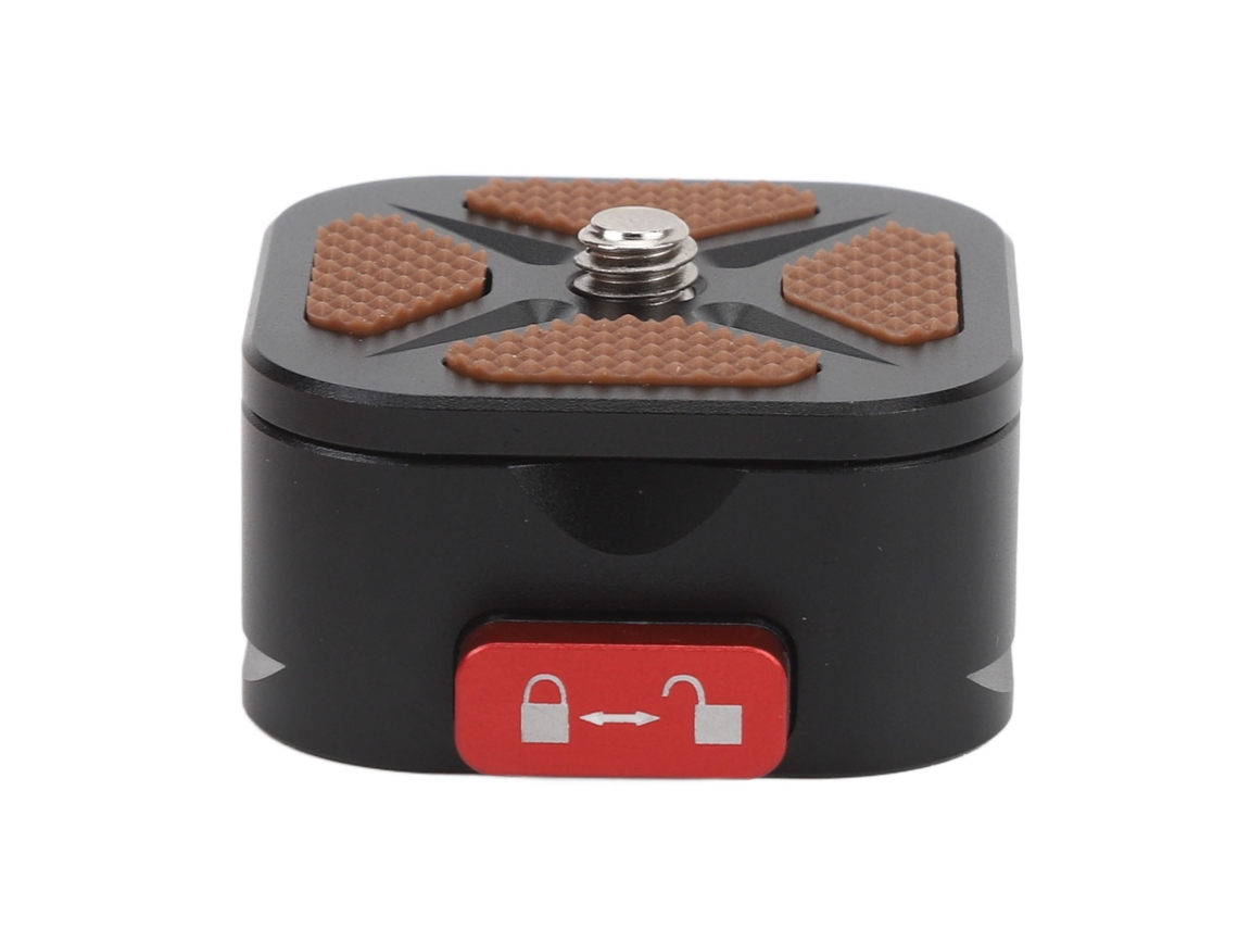 Quick Release Plate Aluminum Alloy Double Locking Quick Release System Camera Mount Adapter With 1/4 3/8 Inch Thread Hole For Tripod Stabilizer Type 2