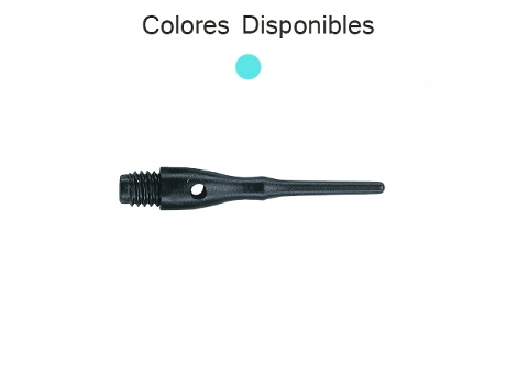 Dardos UNICORN DARTS SETAS Contour Turquoa 2BA 27mm 1000 unidade 40028
