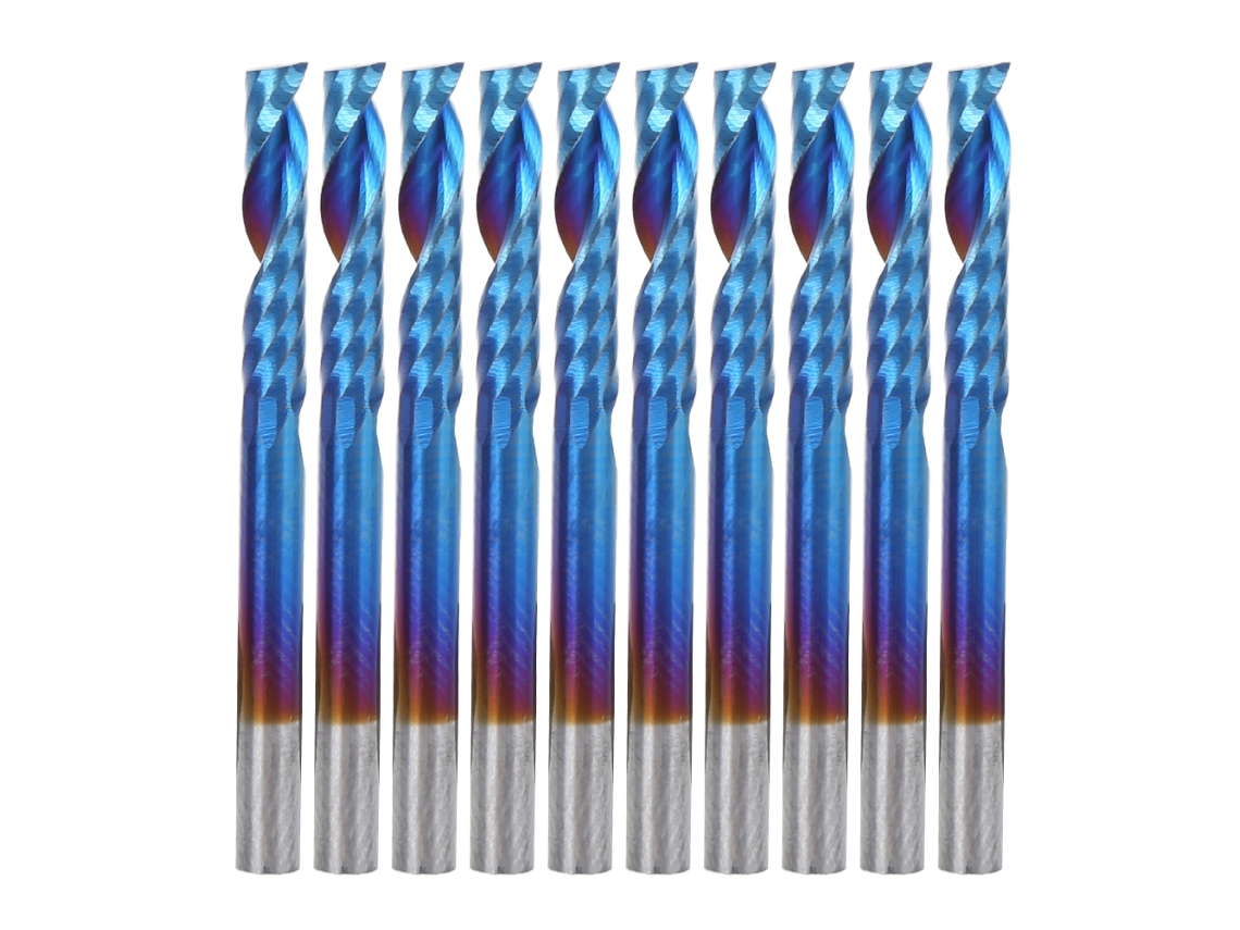 Laxiscreed Cnc Fresa De Carbeto Com Fresa Helicoidal E Revestimento Nano Azul Para Máquinas Cnc
