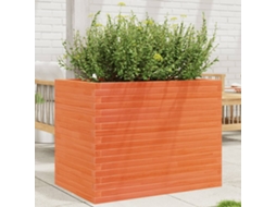 Vidaxl Vaso/floreira De Jardim 90x60x68,5 Cm Pinho Maciço Castanho Mel