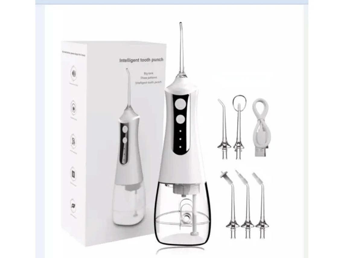 Irrigador Oral Yizhood Água Flosser 300ml Branco