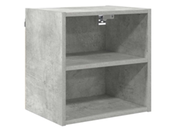 Armário Suspenso Cinzento com Madeira Processada MAISON EXCLUSIVE (40x29.5x40 cm)