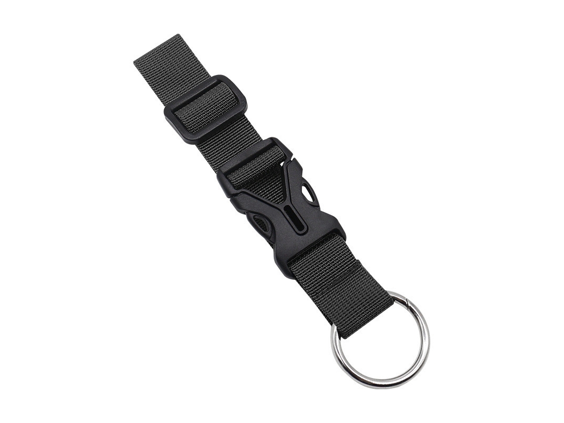 Fivela Elástica Multifuncional Para Mochila, Preta