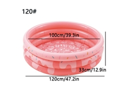 Piscina Inflável Infantil SPQMENT (rosquinha 120x33cm)