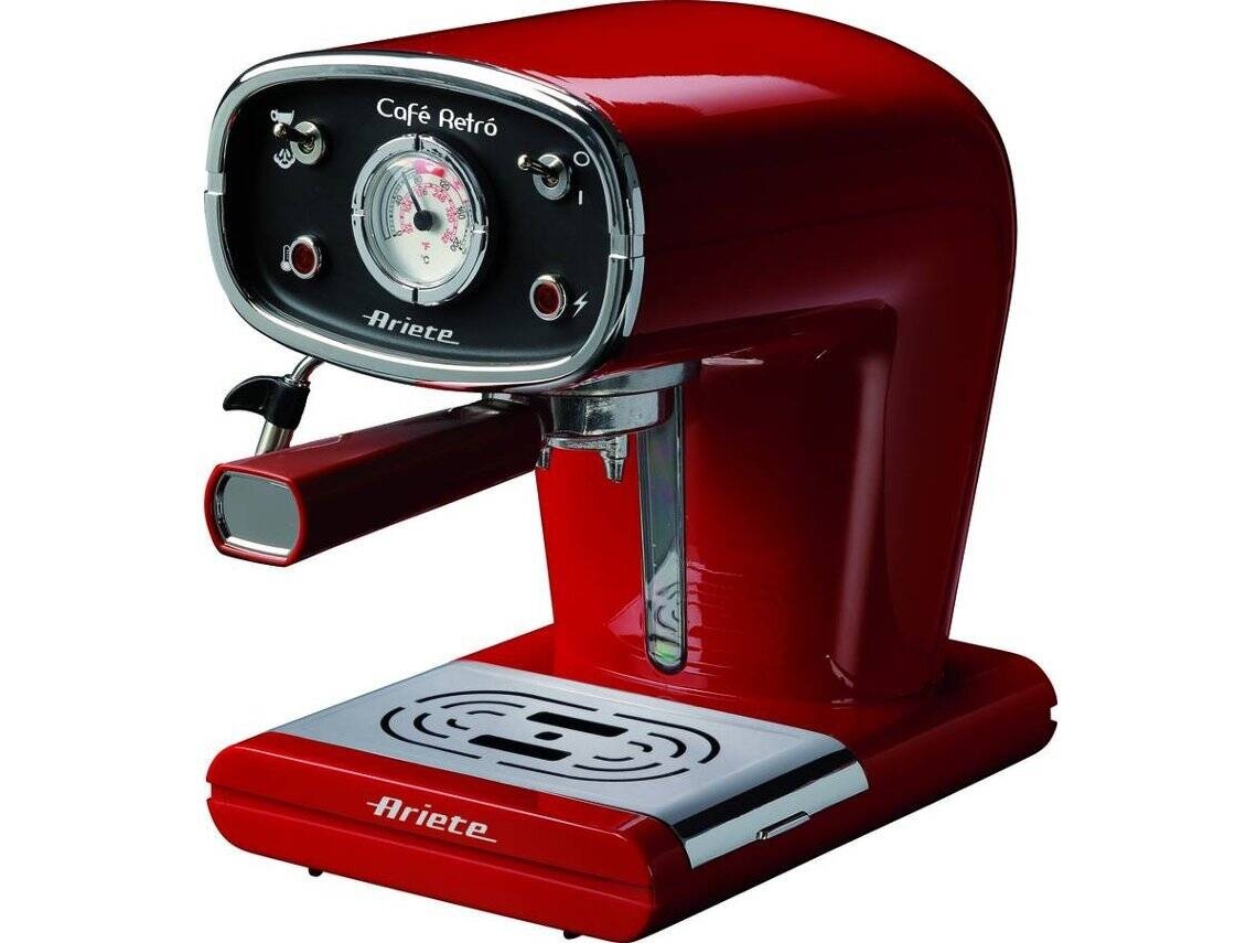 Máquina de Café Manual ARIETE 00M138830AR0 (15 bar - Café moído e pastilhas)