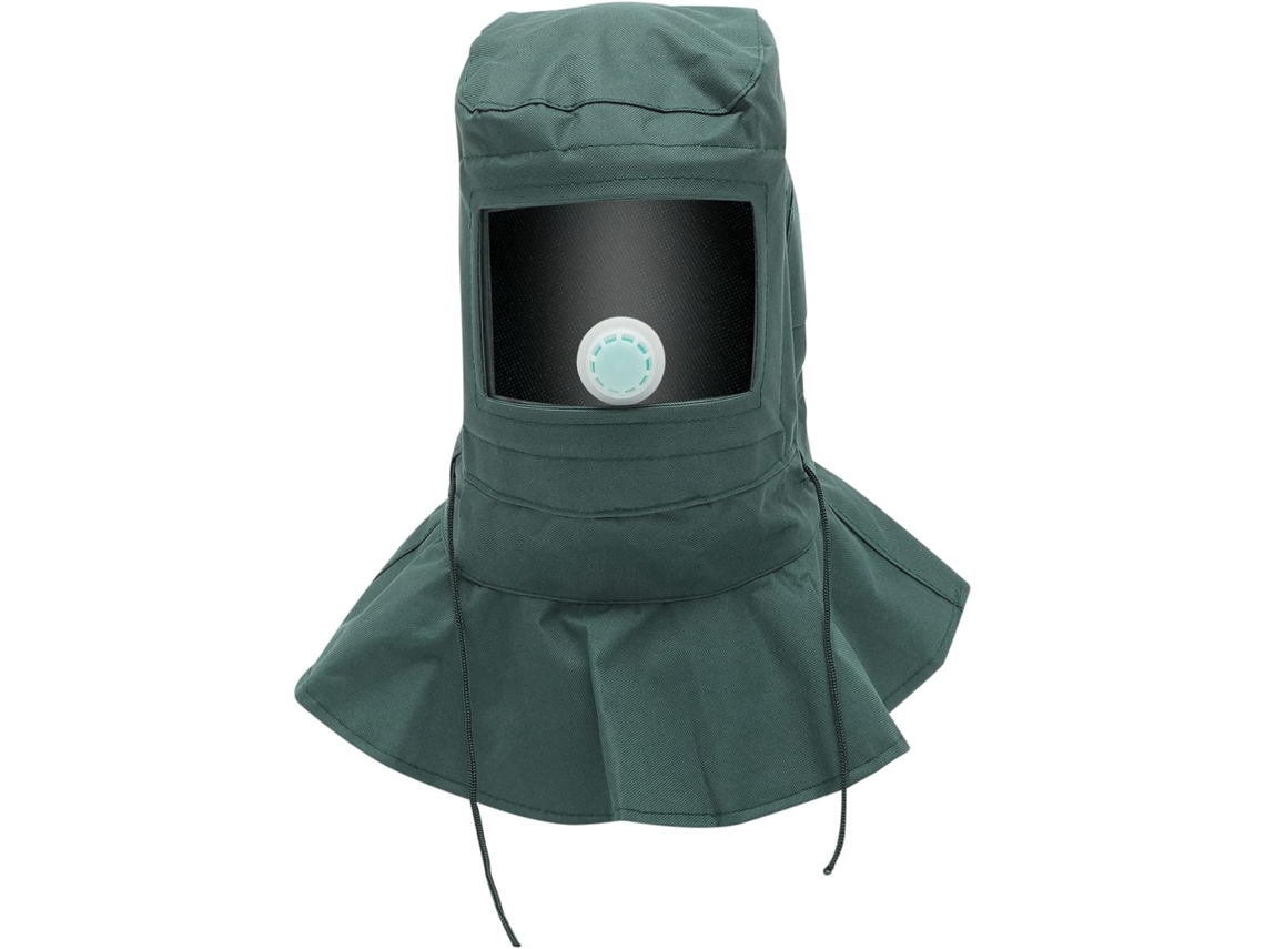 Capuz De Jateamento Industrial Com Tela Transparente E Tecido Oxford Leve Para