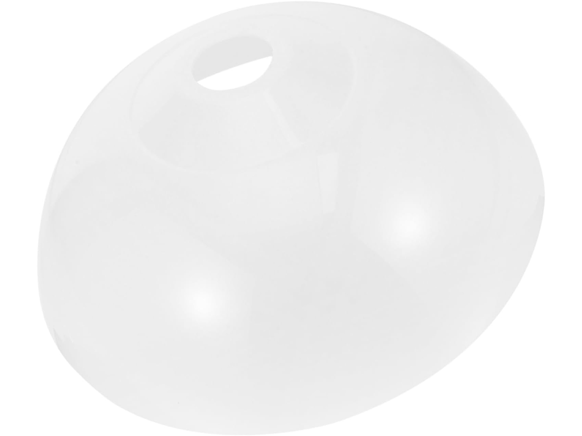Luminária Pendente Com Cúpula De Acrílico Branco, Instalação Simples E