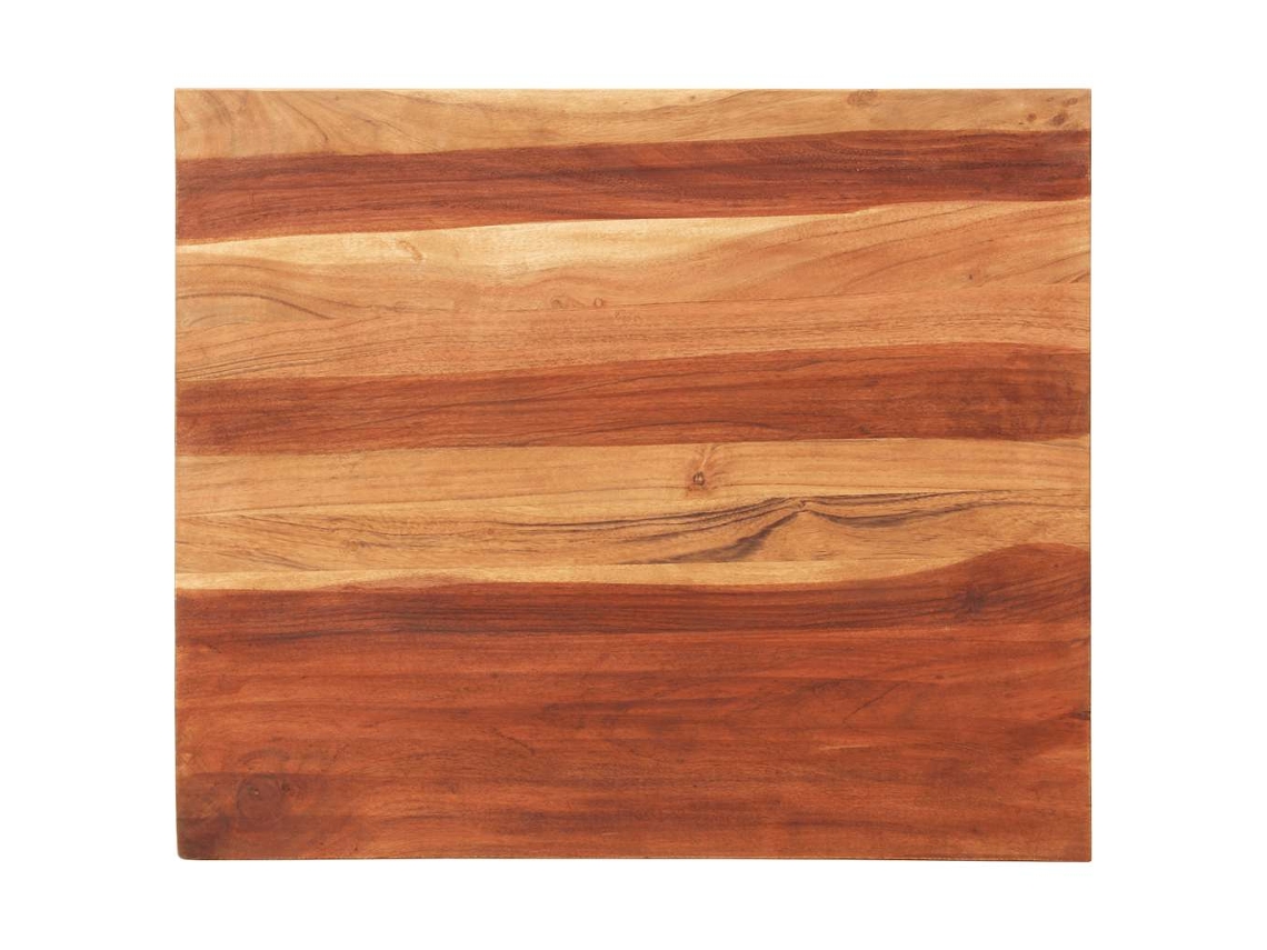 Vidaxl Tampo De Mesa Madeira De Acácia Maciça 25-27 Mm 60x70 Cm