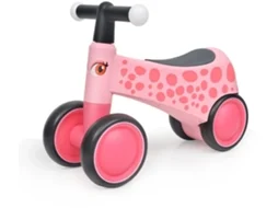 Bicicleta De Equilíbrio Infantil - 1 A 3 Anos - 4 Rodas - Com Iluminação - Rosa