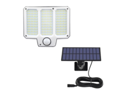 Lâmpada Led Laxiscreed 300lm Com Painel Solar Desmontável E Controlo Remoto Para Iluminação Exterior