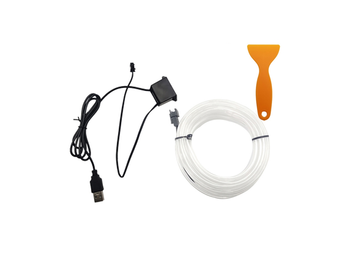 2026 tira de Luz Ambiental para Coche El Cold Light Guide, Cortable, Sin Pegamento, para Consola Central/puerta/panel de Cambio