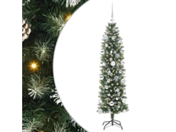 Árvore De Natal Pré Iluminada Vidaxl Verde Pvc (150 Cm)