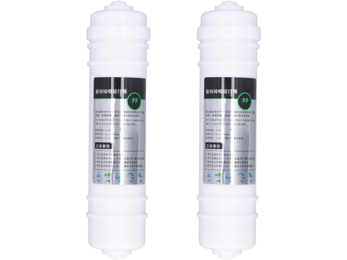 2 Filtros Para Purificador De Água, 10 Algodão Pp, Conexão Rápida,