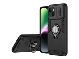 Capa Protetora Para Iphone 14, Pctpu, Anti-queda, Com Suporte Em Anel