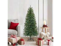 Vidaxl Árvore De Natal Artificial Verde 150 Cm Pvc, Pe E Aço
