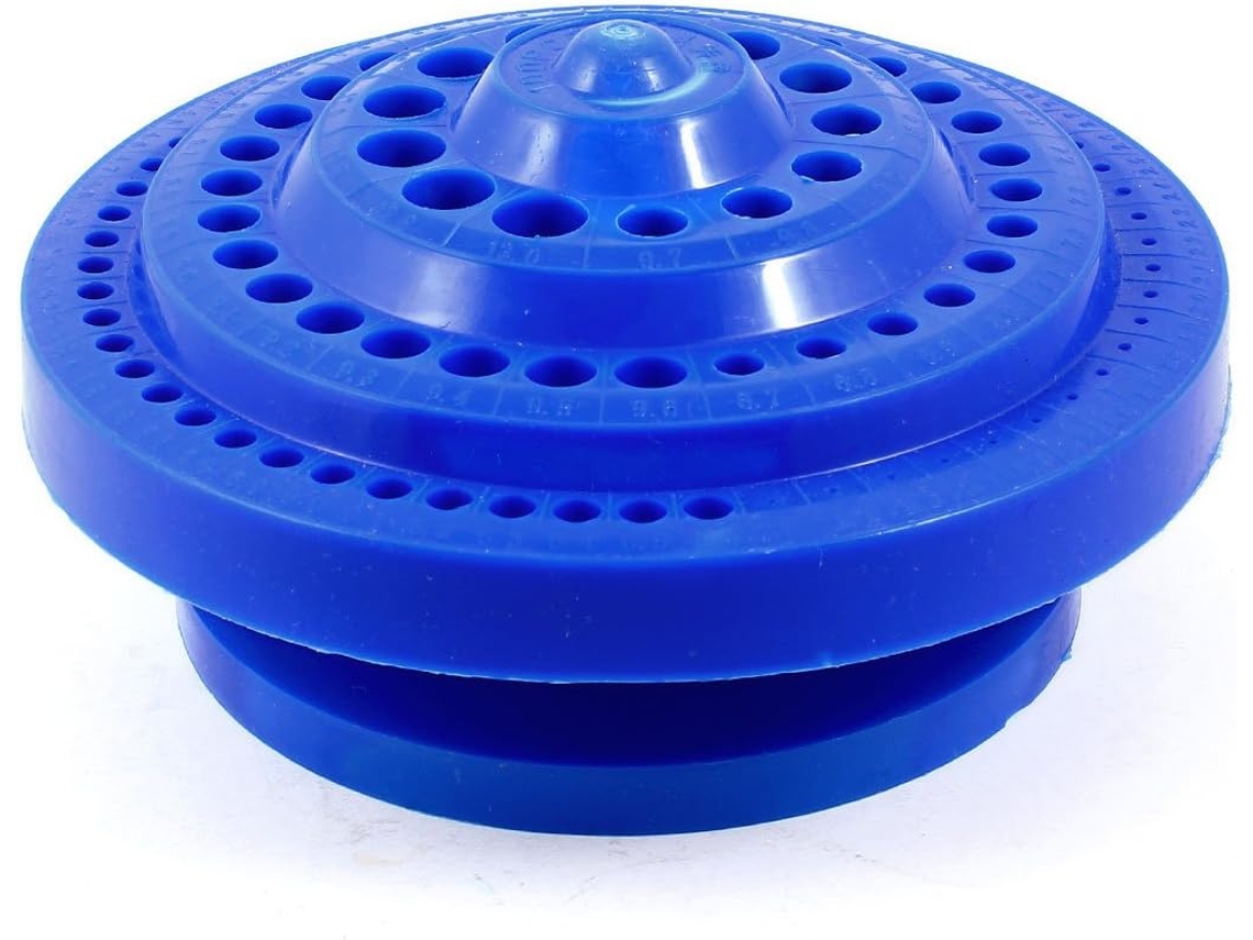 Estojo para Furadeira em Plástico Rígido Azul, Formato Redondo CHABERLU (49155f4c7cd8e25040053e9517c21c2a)