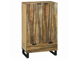 Vidaxl Highboard Castanho 60 X 33 X 100 Cm Madeira De Mangueira Maciça
