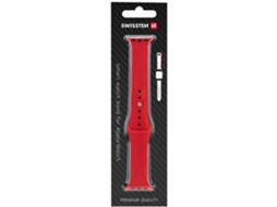 Bracelete Apple Watch 42/44 mm SWISSTEN (Vermelho)
