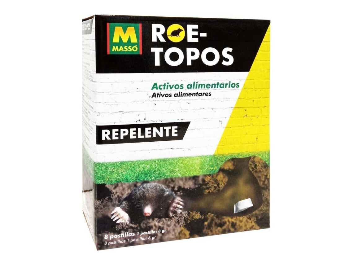 Repelente Toupeiras Masso 8X8Gr