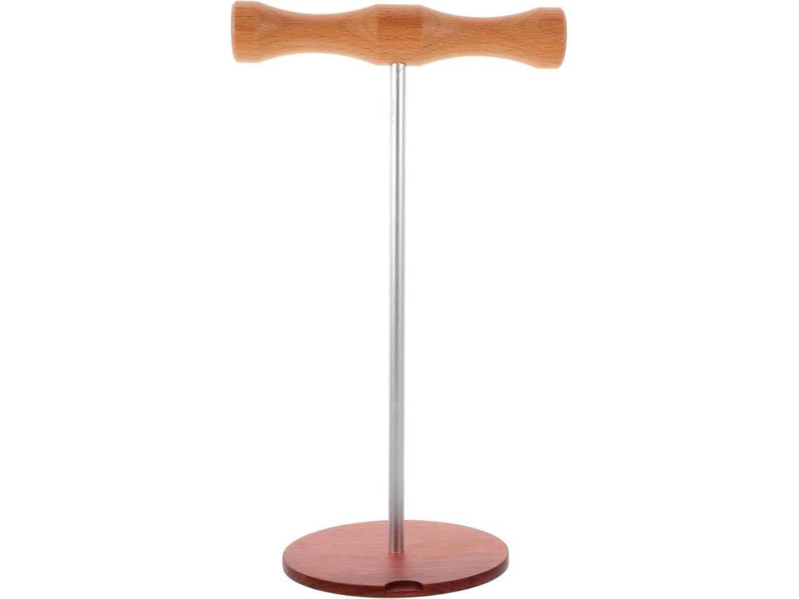 Suporte Para Fones De Ouvido Solustre, Rack De Armazenamento Em Madeira Maciça Para Escritório, Protege Os Fones