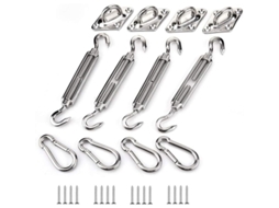 Kit de Fixação para Cortina Solar M6, Acero Inoxidável, para Triangular, Quadrado y Retangular S/MARCA