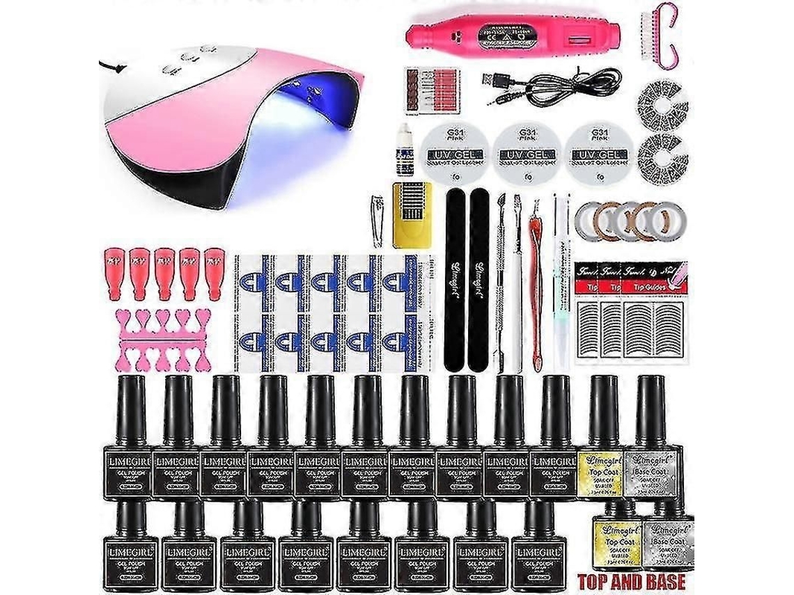 Kit De Manicure, 7.5ml, Para Unhas De Gel, Elysve