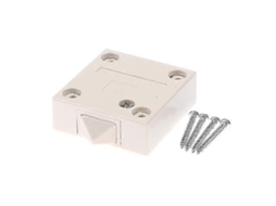 Interruptor da Porta do Armário Luz Guarda, Roupa Interruptor da Porta do Armário Puxador Branco Branco BRILVIBERA