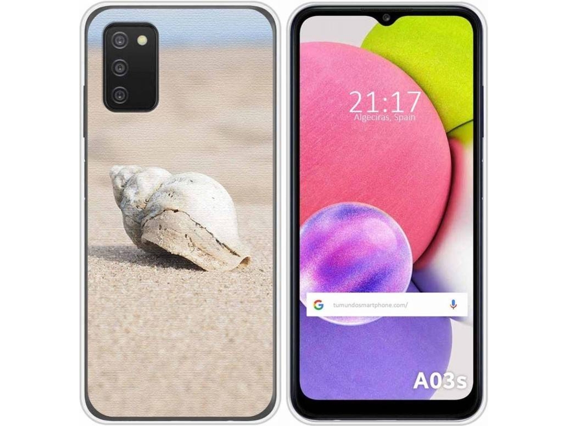 Capa Samsung Galaxy A03s TUMUNDOSMARTPHONE Concha Multicor