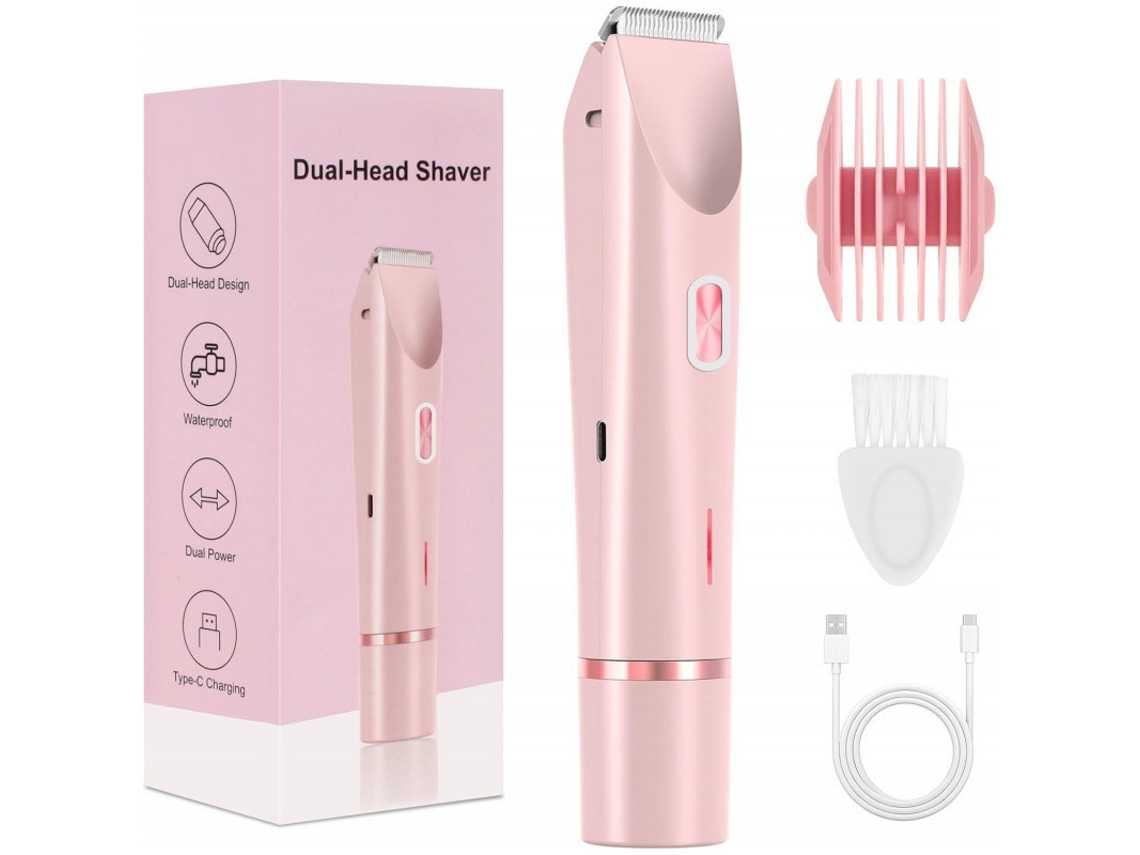 Aparelho Elétrico De Depilação E Barbear (0236l Rosa 16.7*3.1cm)