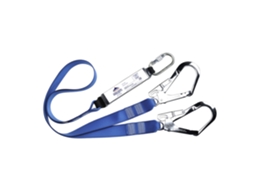 Linha De Amarração Elástica Dobro Do Webbing De 1,8 M Com Absorvente/azulina Portwest