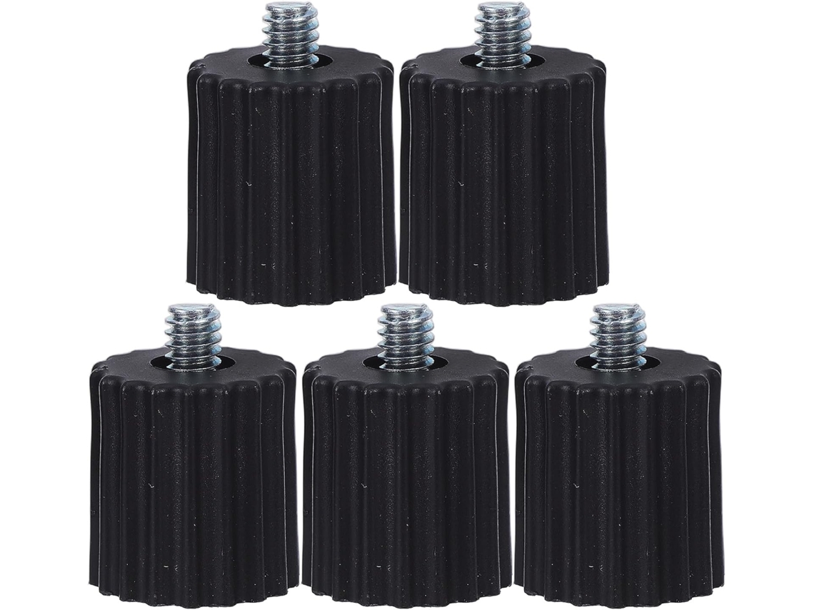 Adaptador De Conversão Nível Plástico Ciieeo 5 8 Para 1 4, 5 Peças, Conector De Cabeça Nível Portátil E Rosqueado Para