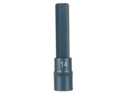 Adaptador de chave hex para parafusadeira, 1/2, 100mm, aço S2