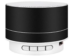 Mini Alto Falante Portátil Baixo Aprimorado Microfone Embutido 5h Reprodução Iphone/ipad/samsung/laptop/tablet/carro/casa Preto Yizhood