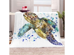 Manta de Lã Fansu Estampa Animal 3d Microfibra Quente e Macia Ideal para o Inverno Perfeita Cama Ou Sofá Adequ