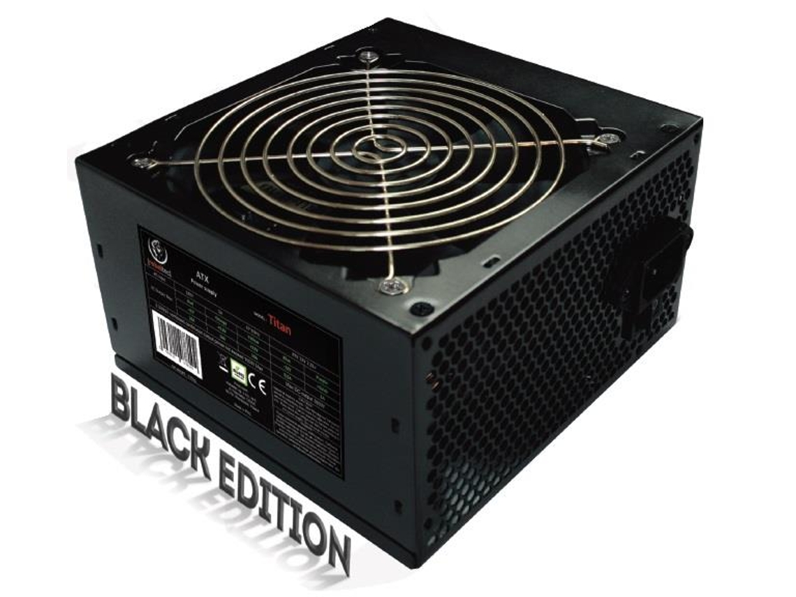 Fonte De Alimentação Atx Rebeltec Titan 400w Com Ventoinha De 12 Cm Para Computador.
