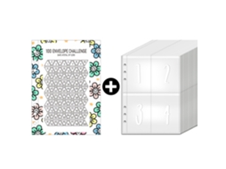 100-envelope Challenge Binder 100day Couple Envelope Savings With Accessories Set 2