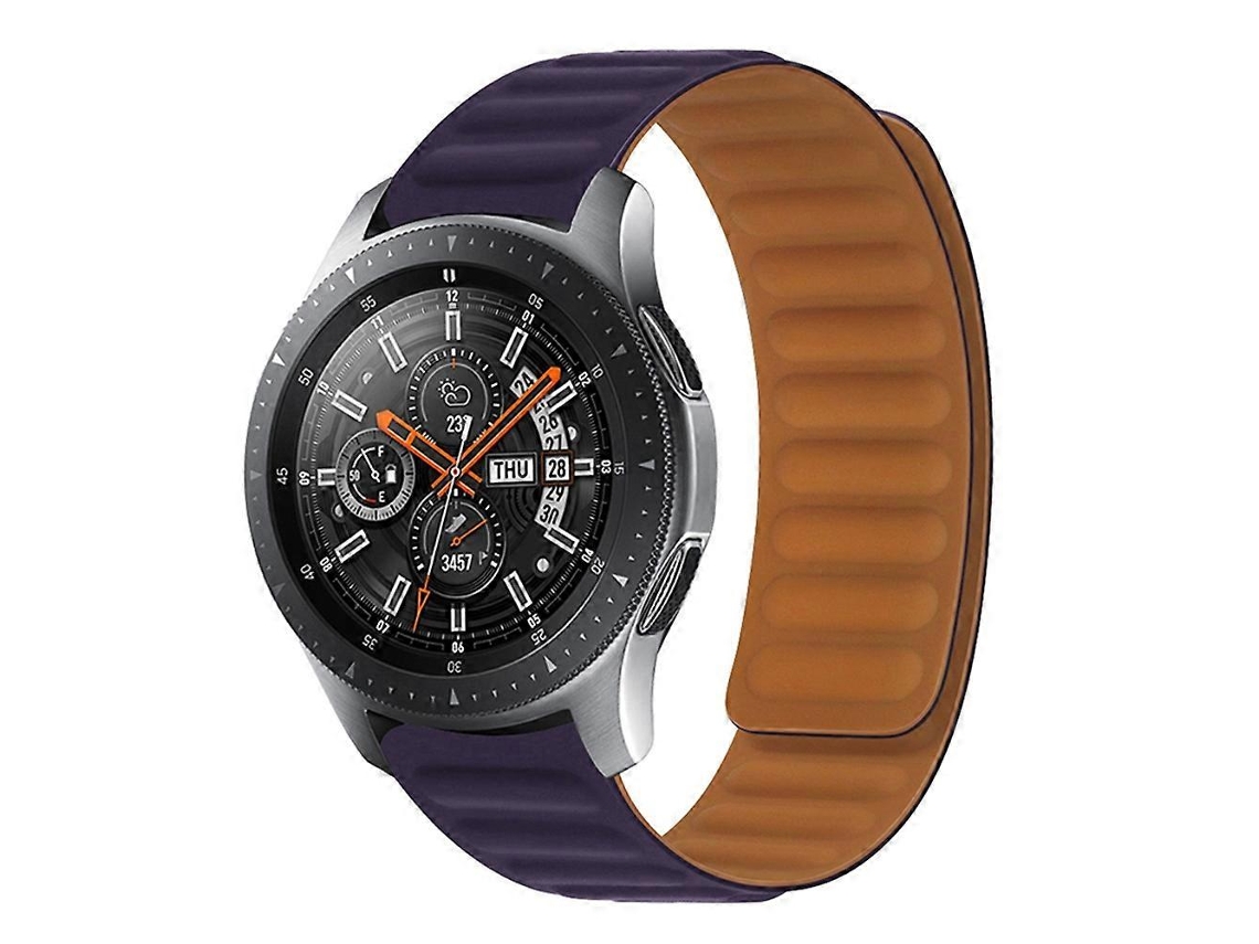 Pulseira De Silicone Magnética Em Cores Contrastantes