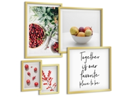 Conjunto De Pinturas Composições Frutadas Vegetais Espelharte (5 Peças)