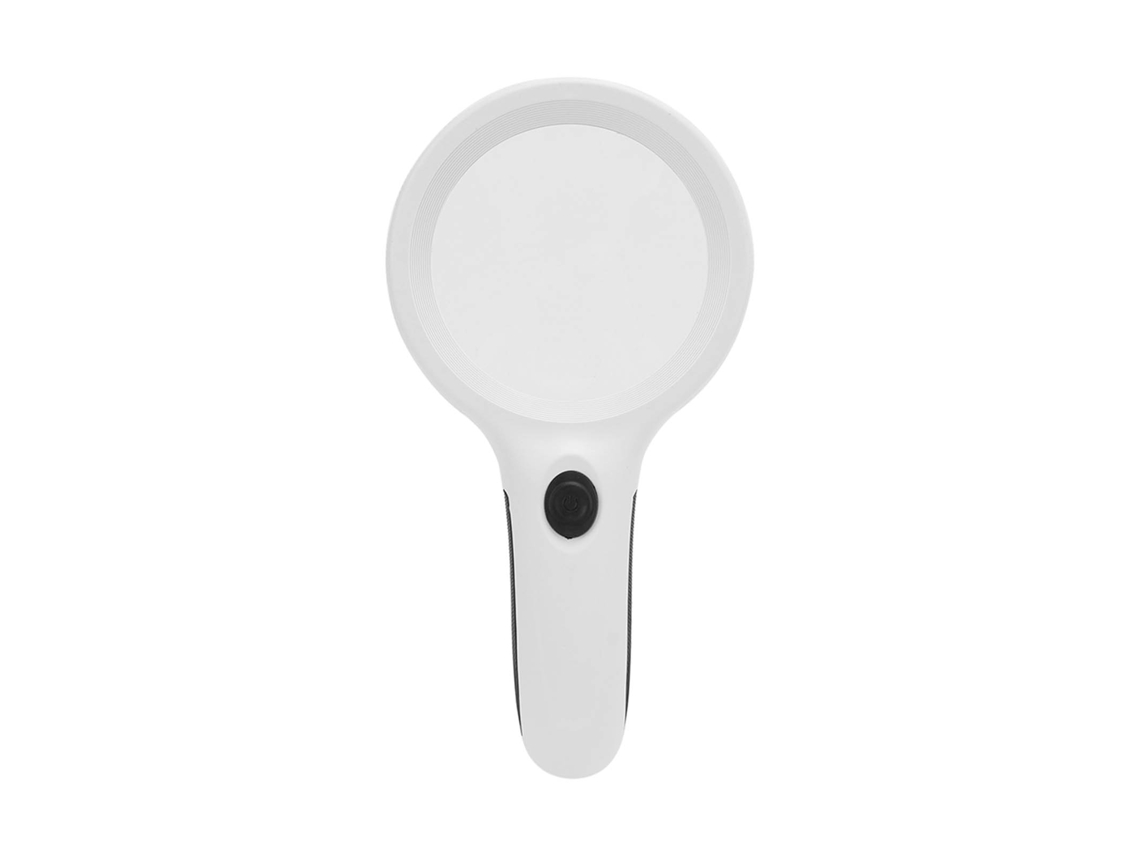 Lupa De Mão Com Luz Led Uv E Cabo Ergonômico, Economia De Espaço, Portátil, De Bolso, Para Joalheiros.