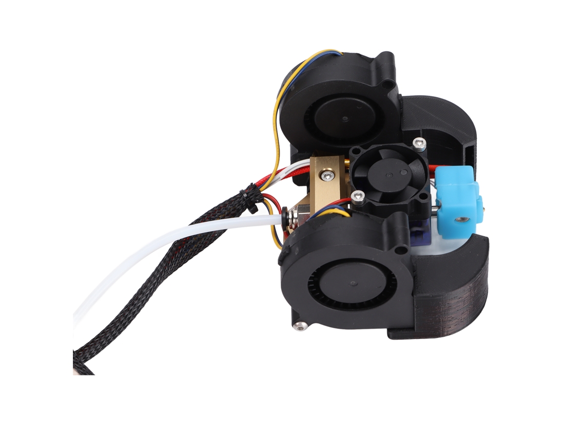 Boquilla V6 De Metal Total Para Impresora 3d Con 3 Ventiladores Accesorios De Repuesto