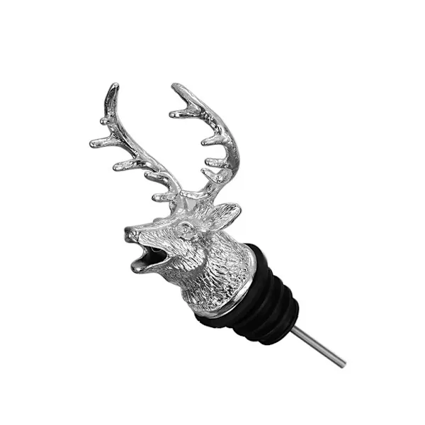 Garrafa Em Forma De Asa Com Bico Dosador Em Liga De Zinco Com Motivo Animal, Silicone