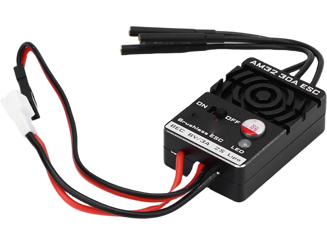 Controlador SFUSHOS de Velocidade Eletrônico Brushless 30a para Crawlers