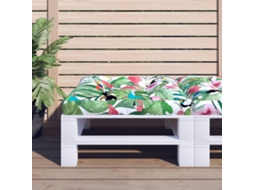 Vidaxl Almofadão Para Sofá De Paletes 80x80x12 Cm Tecido Multicolorido