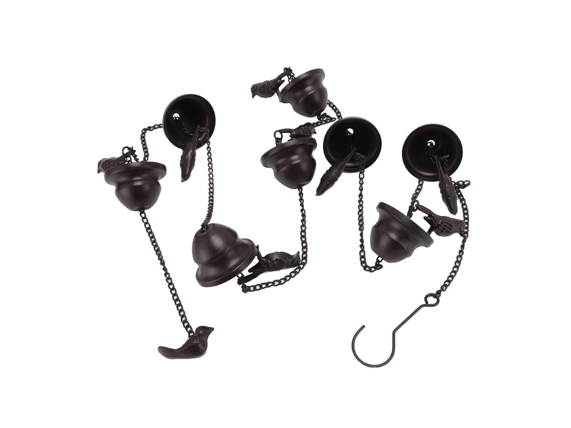 Cadeia De Chuva Com Pássaros Para Canaleta Decorativa 7.9ft