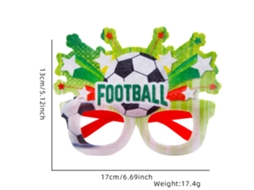 Óculos De Festa Com Tema Estrela Do Futebol, Divertidos Para O Dia Jogo, Fantasia Torcedor Da Copa Mundo Decoração Festas E Adereços Cabine