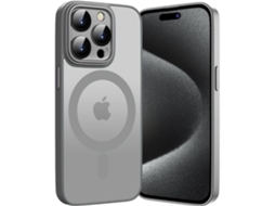 Capa Semitransparente Magsafe para iPhone 11 pro max VEANXIN Titânio
