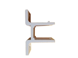 Suporte Para Toldo Manual Acessório Jardim Exterior Sombra Pátio Tubo Quadrado